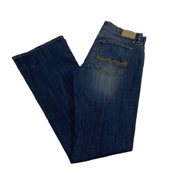 Lucky Brand Sweet N Low Jeans 4/27 Bootcut Blue Denim Y2K Western Casual - Picture 1 of 11